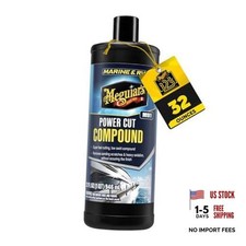 Meguiar's Marine/RV Power Cut Compound M9132, 32 Fluid Ounce Power-Cut Compound