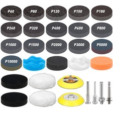 174 PCS 3 Inch Wet Dry Sanding Discs Grit 60 80 120 150 180 240 320 400 600 8... 0.19 per gallon