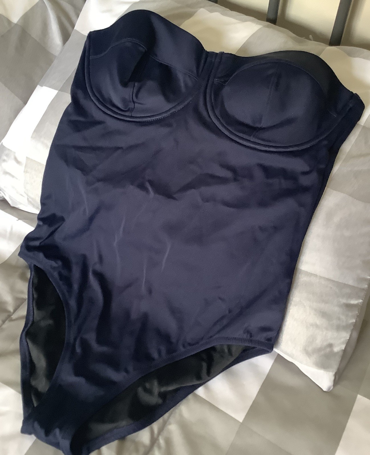 Navy Blue J Crew One- Piece Swimsuit, Size 12