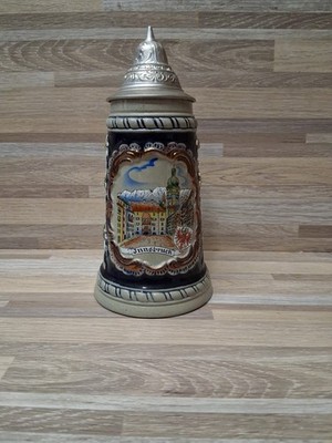King Innsbruck Beer Stein Limited Edition Handmade & Painted Germany New