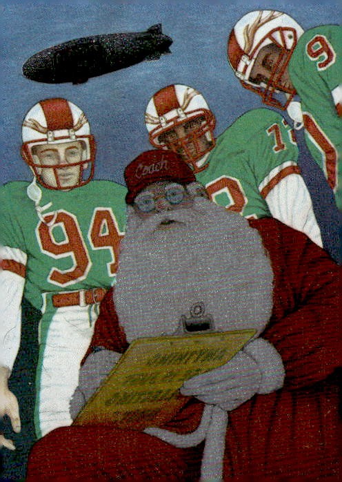 1994 NFL Properties Christmas #NNO Santa Claus