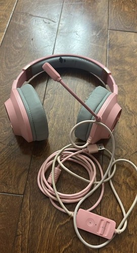 Razer Seiren Mini Microphone, Pink. Comes with used pink Hecate G2 head set - 第 4/8 張圖片