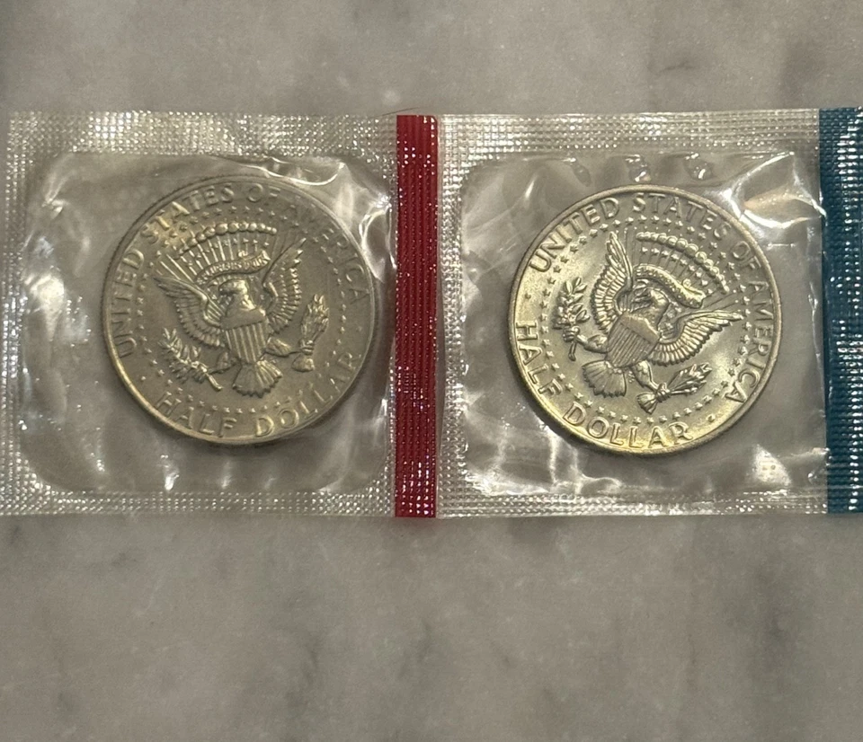 1978 P D Kennedy Commemorative Half Dollar - BU - Mint Cello - Image 2 of 3