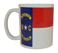 Rogue River Tactical North Carolina State Flag Coffee Mug Novelty Cup Great G...