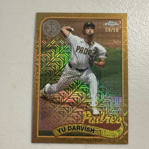 2024 Topps Update - 1989 Topps Chrome Gold Mojo Refractor Yu Darvish Padres /50