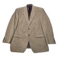 Lauren Ralph Lauren Corduroy Sport Coat Mens 44R 44 Tan Brown Blazer Jacket
