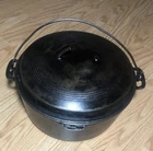 Wagner Ware  Sidney O 1269A Cast Iron 11" Dutch Oven Round Roaster w/1269 A Lid