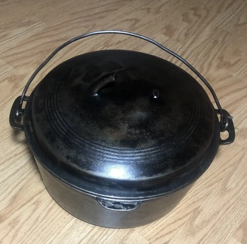 Wagner Ware  Sidney O 1269A Cast Iron 11" Dutch Oven Round Roaster w/1269 A Lid