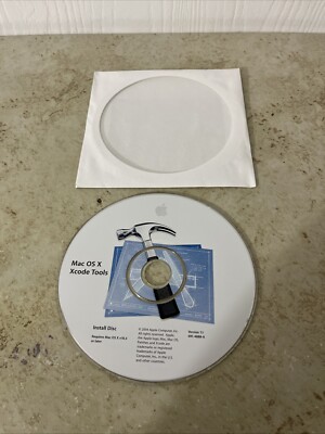 Mac OS X Xcode Tools Version 1.0 Install Disc Only