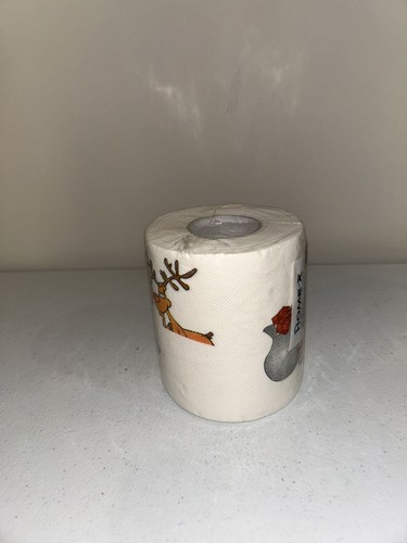 Home-X Merry Christmas Novelty Toilet Paper Roll New In Wrap! Funny! Gag Gift! - Picture 2 of 6