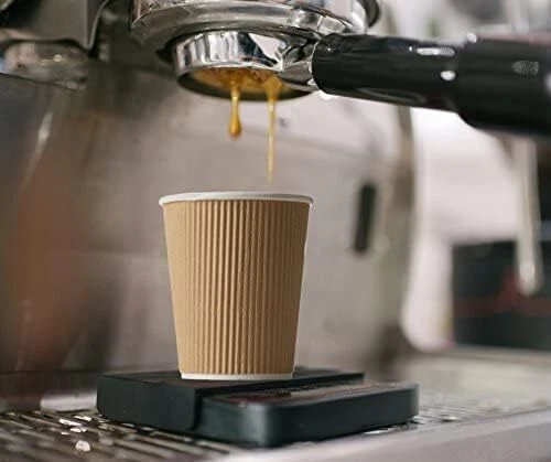 Disposable Coffee Cups Paper Cups Kraft Cups For Hot Drinks Triple Layer Cups - Image 3 of 4