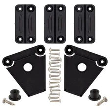 NeverBreak Parts - Igloo Cooler Repair Kit (black) - 3 hinges, 2 latches