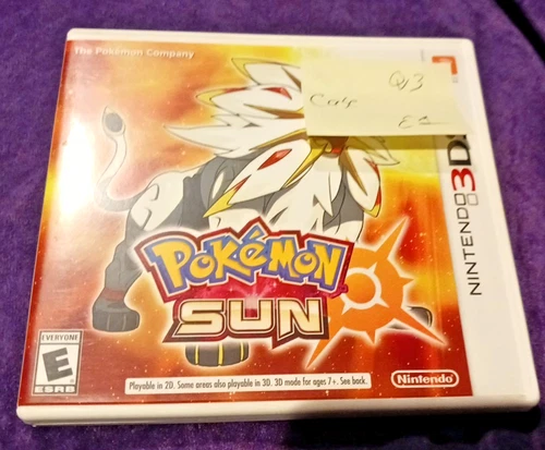Pokémon Sun (Nintendo 3DS, 2016) - Just Case