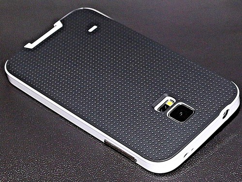 Shockproof Thin Slim Rubber PC Bumper Case Cover For Samsung Galaxy S5 i9600 - Picture 12 of 27
