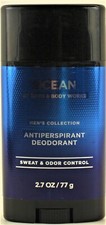 Bath  Body Works OCEAN Antiperspirant Deodorant Sweat Odor for Men 2.7OZ