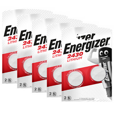 5x 2er Blister Energizer Knopfzellen Lithium  CR 2430 DL CR2430 3V Batterien
