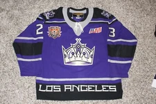 Craig Johnson KOHO Los Angeles Kings Purple Alternate NHL Jersey 2002 ASG MIC 54