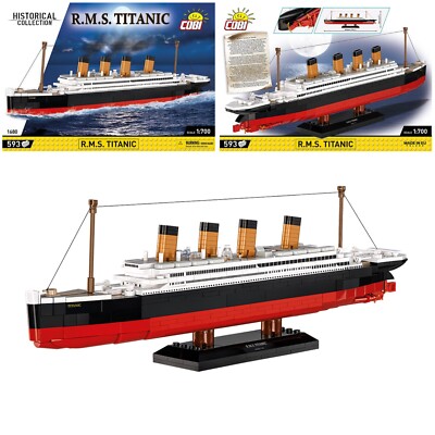 COBI 1680 R.M.S. Titanic Passagierschiff (Maßstab 1:700) Klemmbaustein Set