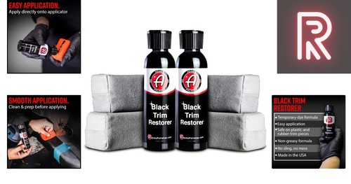 Easy Application Plastic Trim Restorer - Lasts - 2-Pack for Cars - Picture 2 of 8