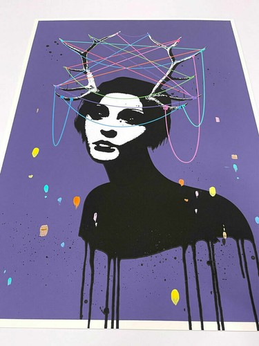 "The Taming of a Wild Mind" Variant HPM by Lee Eelus art screen print poster PP - Picture 4 of 4