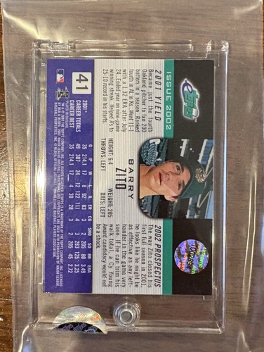2002 eTopps 8 Card Lot Sealed Catalanotto Glavine Zito Mulder Hunter Manny x2 - Picture 10 of 18