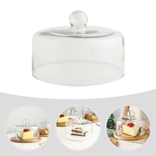 Dessert Table Display Set Cake Stand Cake Dome Tray Glass Dome Food Cover Dome - Picture 3 of 12