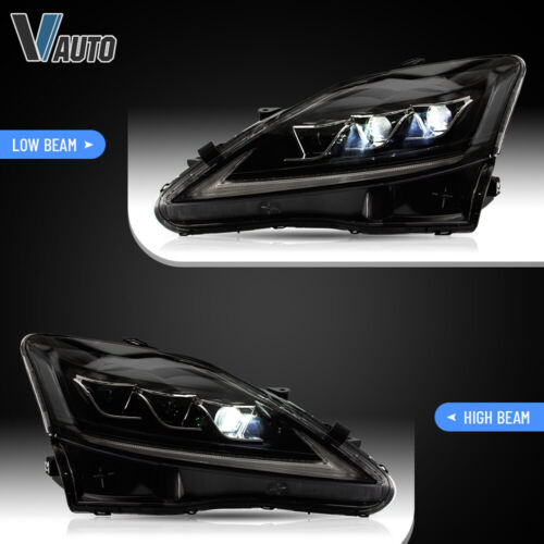VLAND LED Headlights For Lexus IS250 IS350 ISF 2006-2013 3*Projector Plug & Play - Imagen 6 de 13