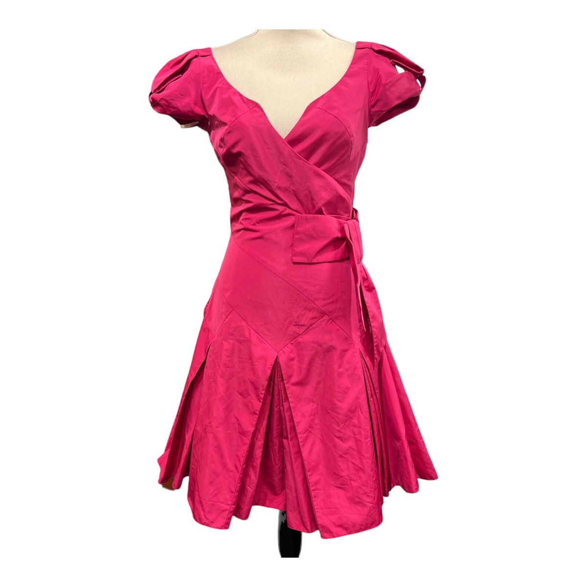 Petite Dresses Karen Millen Red Bardot Dress Pleated Dress Karen