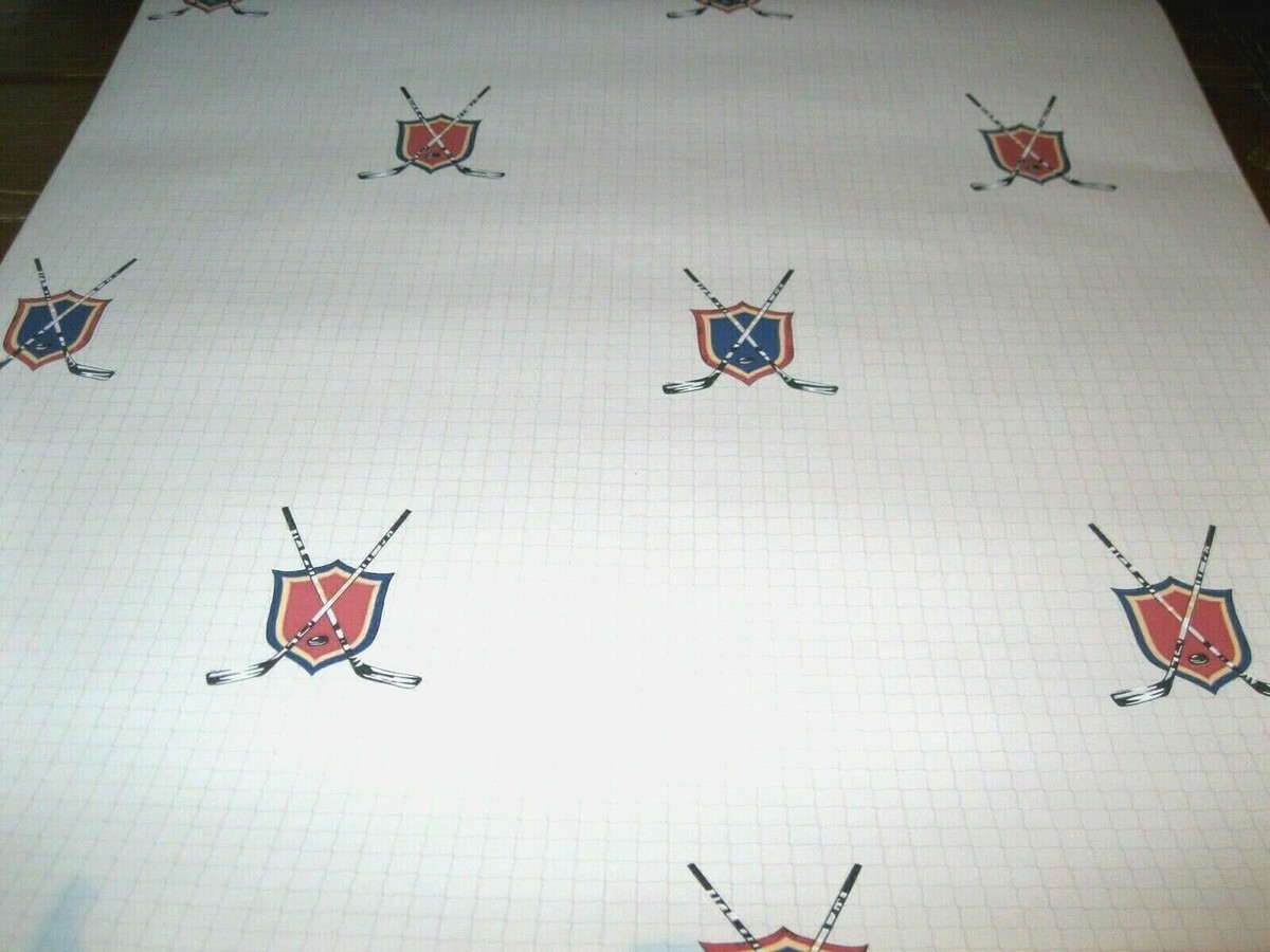 YORK Wallpaper Hockey Sticks Beige Boys Girls Sports Beige
