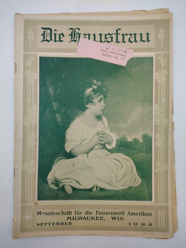 1922 DIE HAUSFRAU Magazine COMPLETE YEAR LOT German American Housewife Vintage - Picture 12 of 23