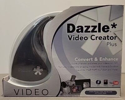 DAZZLE Video Creator Plus Convert & Enhance DVD Pinnacle Studio Software