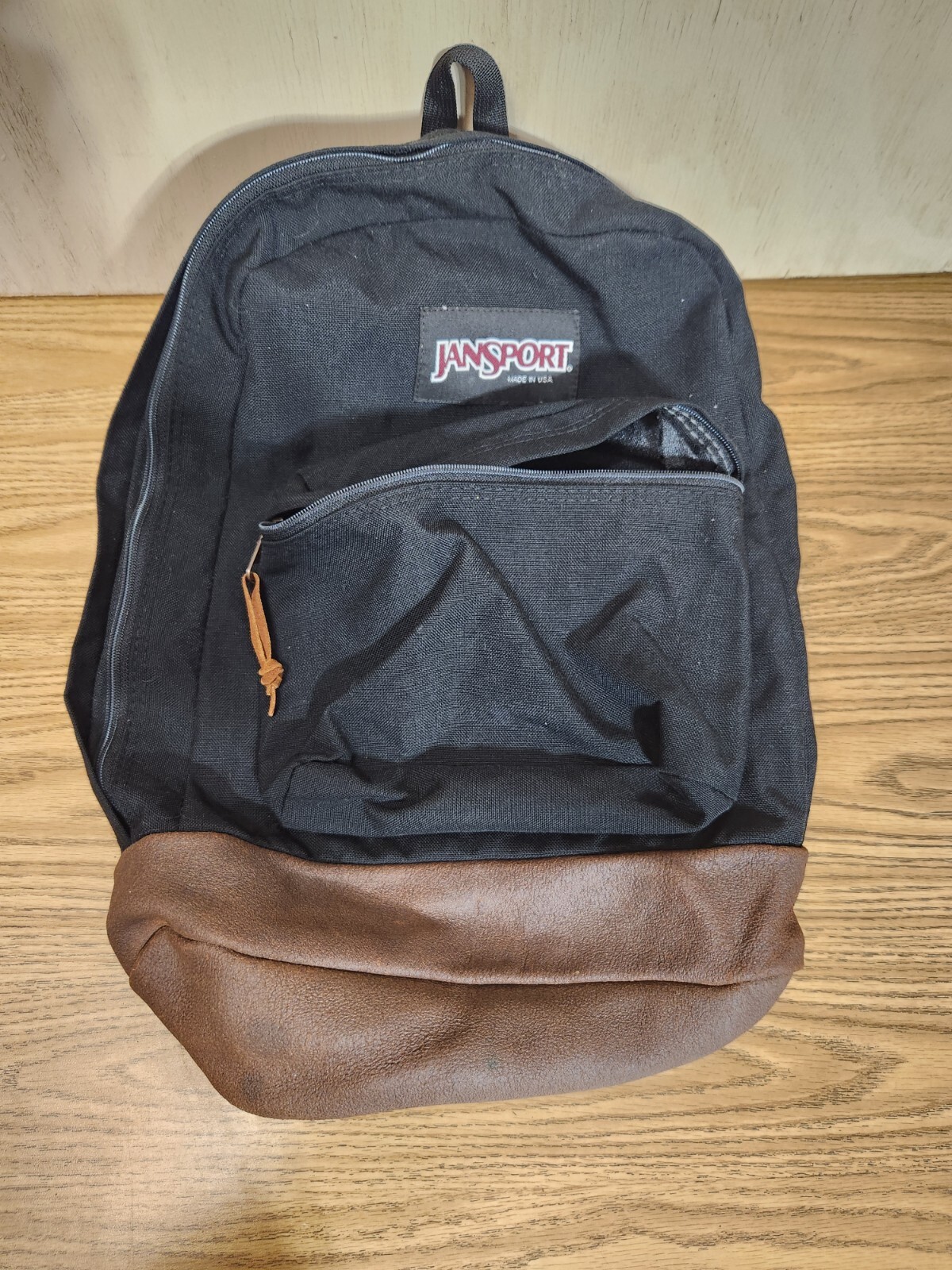 JanSport Vintage Backpack Black 90's Made in USA Gem