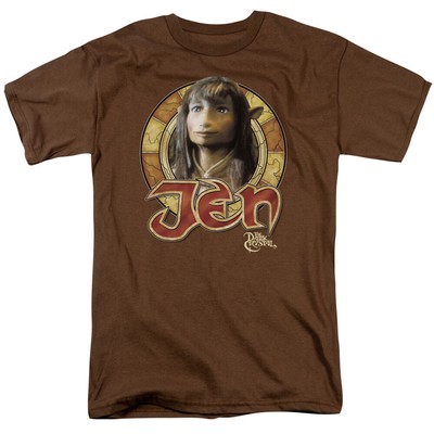 The Dark Crystal Jen Circle T Shirt Mens Licensed 80s Classic Movie Tee Coffee