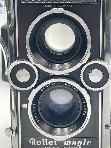Reflex ROLLEIFLEX ROLLEI MAGIC I - Xenar 75mm f/3.5 étui Bi Objectif - Imagen 14 de 17