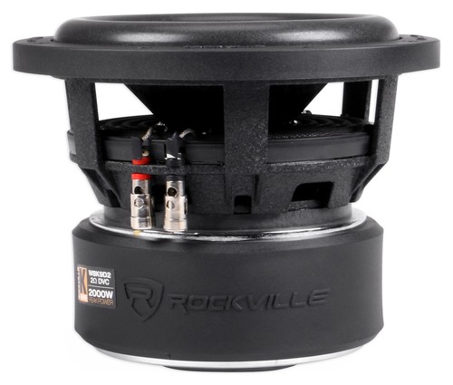 Rockville W8K9D2 8" Zoll 2000w Auto Audio Subwoofer + Mono Verstärker + Amp Kit - Bild 6 von 12