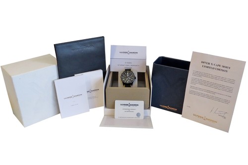 Ulysse Nardin Diver X Cape Horn Ltd Ed 300pcs Titanium 1183-170/92-CAP Full Set - Picture 2 of 9