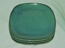 Home Essentials n Beyond 3 Salad Plates,SEVEN SEAS COLLECTION,Aqua Blue n Speckl