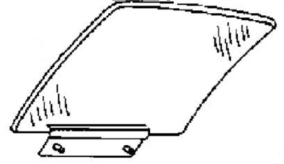 Fits Oldsmobile Eighty-Eight 92-99 4 Door Sedan Driver Left Side Rear Door Glass
