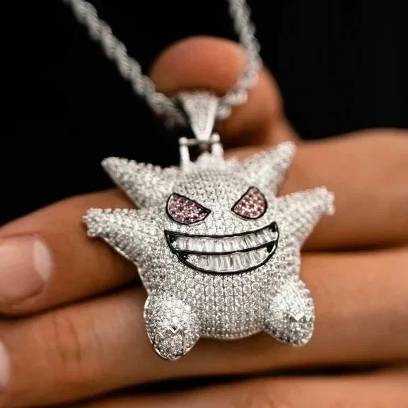 Iced out 2024 diamond pendant
