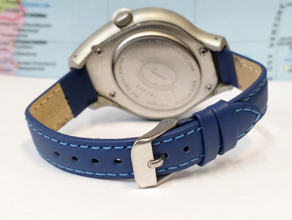 NIKE TRIAX QUATTZ SPORTS STYLE BLUE DIAL VG91-5040 MEN'S NIKE TRIAX QUATTZ SPORTS STYLE BLUE DIAL VG91-5040 MEN'S
