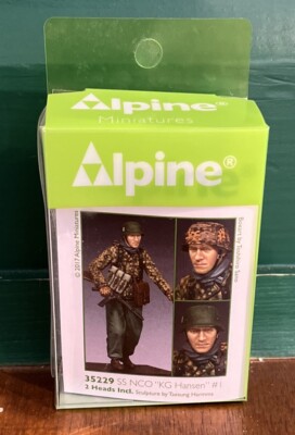 Alpine Miniatures 35229, SS Unteroffizier ''KG Hansen'' #1, Maßstab 1:35 NEU