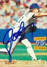 Jeff Montgomery autographed Baseball Card (Royals) 1994 Topps Stadium Club #49