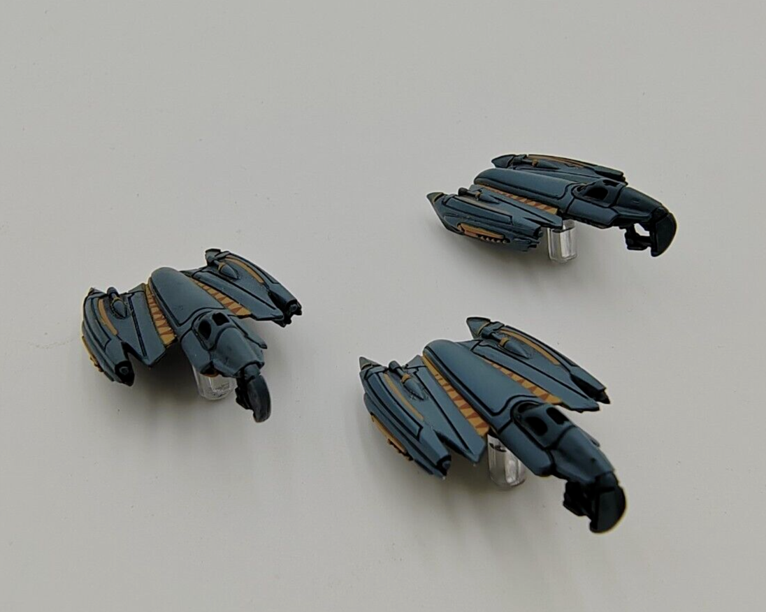 3 Pcs Belbullab-22 Starfighter Star Wars X-Wing Miniatures -NOT