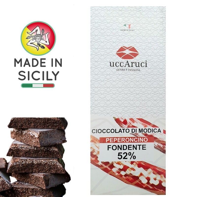 Cioccolato di Modica - Peperoncino 100g - UCCARUCI