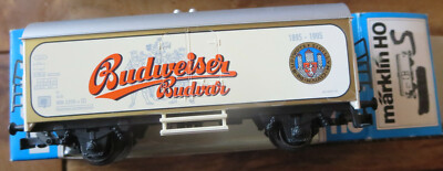 T287 Märklin SOMO 4415 mit Karton Bierwagen Budweiser Bier