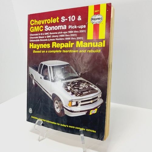 Haynes 24071 Repair/Shop Manual - Chevrolet S10 and GMC Sonoma 1994-2001 - Picture 5 of 11