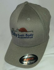 FLEXFIT Original Twill Fitted CLASSIC Hat Plain Blank 6-Panel Cap City Auto Body