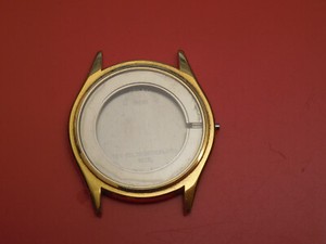 Authentic CONCORD 18K ELECTROPLATED GOLD PLATED SAN REMO RONDE 33MM CASE ROUND