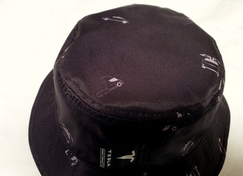 Black Tesla Cybertruck Car Semi All Over Print Reversible Bucket Hat Small - Med - Picture 4 of 5