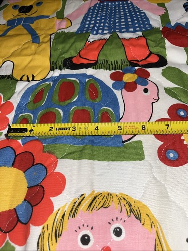 Vintage prequilted blanket, Quilt Panel -adorable - 2yd X 43” - Picture 6 of 11